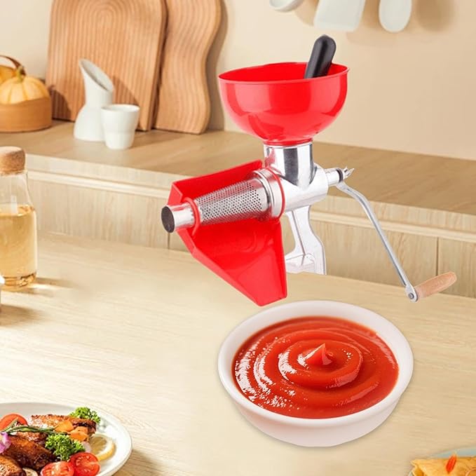 Manual Juicer Hand Press for Lemon Orange Limes Vegetables Tomato Grapes, Aluminum Alloy Citrus Extractor with Stable Clamp, Compact Kitchen Tool 8.66x13.39x10.63 inch