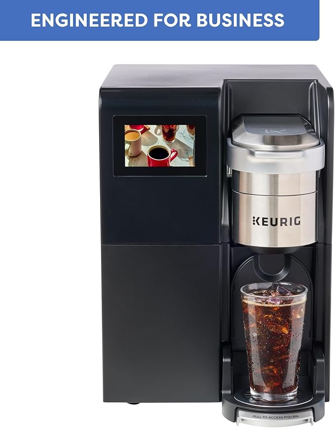 Keurig K-3550 Large Business Single Serve Coffee Maker, Plumbed, Silver/Black