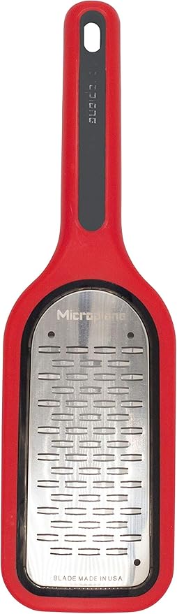 Microplane Select Series Bi-Directional Ribbon Blade Cheese Grater (Red)