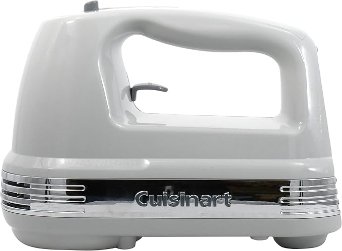 Cuisinart Power Advantage Plus 9-Speed Hand Mixer, 220W-Motor Hand Blender Electric Mixer with 9 Speed Settings, XL Dishwasher-Safe Beaters, 3 Low Mixing Speeds, Storage Case, Cool Grey