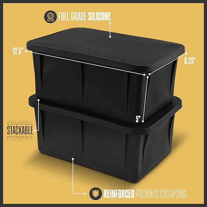 XX-Large Ice Block Mold for Cold Plunge Bath with Airtight Lid, Makes 12lb Large Ice Cubes