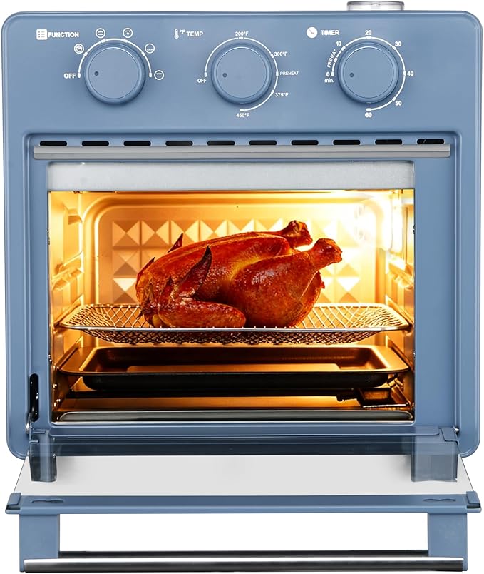 Magnavox Home, 16.5 qt Air Fryer Oven, With Steam Infusion, Ocean