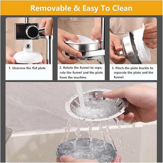 Cast Iron Citrus Juicer,Hand Press Juicer Machine, Hand Press Squeezer, Stainless Steel Crusher, Manual Lemon Press With Large Pressure Plate, Easy Juice Extraction