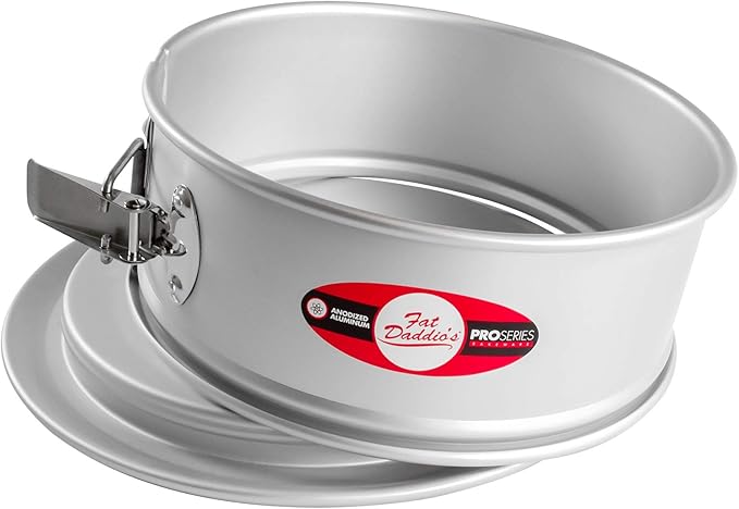 Fat Daddio's Round Springform Pan, 3 inch high - 10"