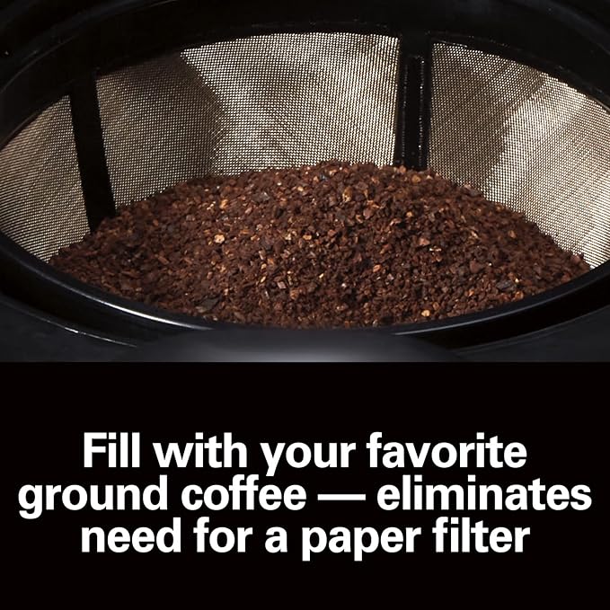 Hamilton Beach Permanent Gold Filter, Fits Most 8 to 12-Cup Coffee Makers (80675R)