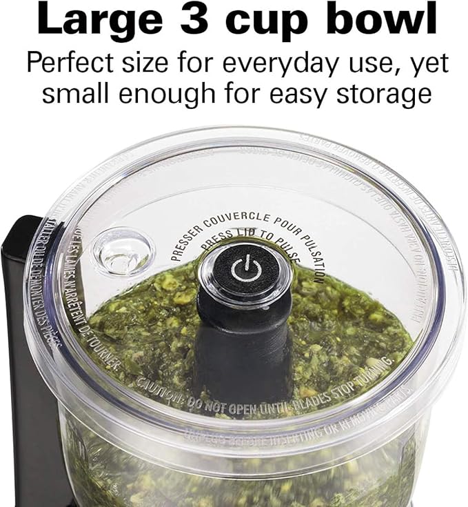 Hamilton Beach 6-Speed Electric Hand Mixer, Red & Electric Vegetable Chopper & Mini Food Processor, 3-Cup, 350 Watts, for Dicing, Mincing, and Puree, Black (72850)