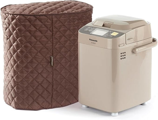 Covermates Keepsakes Bread Maker Cover – Quilted Appliance Protector for Dough Makers – Dust & Stain Resistant, Washable Slip‑On Design for Countertop Storage, Bronze
