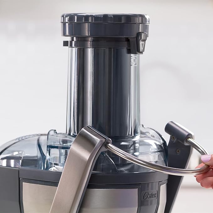 Oster Easy-to-Clean Professional Juicer, Stainless Steel Juice Extractor, Auto-Clean Technology, XL Capacity