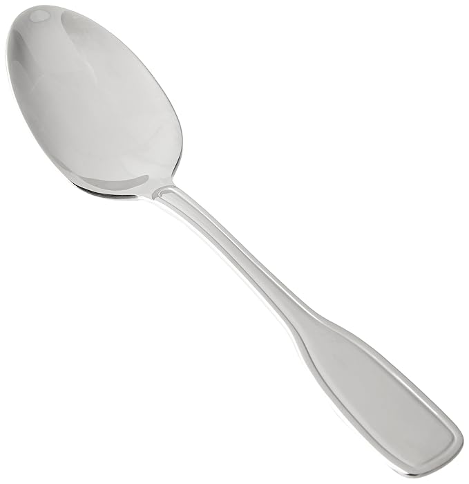Winco 12-Piece Oxford Teaspoon Set, 18-8 Stainless Steel