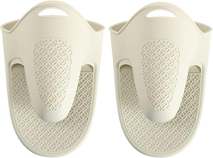 Silicone Oven Mitts, Heat Resistant Waterproof Baking Mitts,Food Grade Material Kitchen Mitts 2PCS for Cooking （ -40°-230°） (Beige)