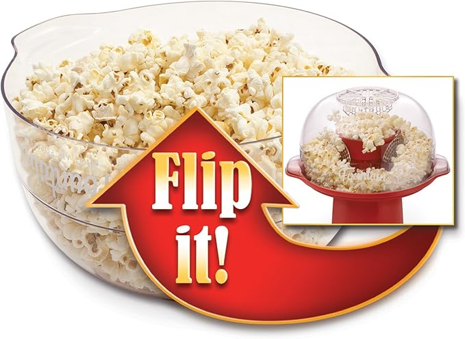 Presto 04868 Orville Redenbacher's Fountain Hot Air Popper, 20-Cups, Red