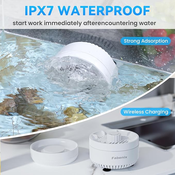 Fruit and Vegetable Washing Machine. Rotatable Fruit and Vegetable Purifier. The Fruit Cleaner Device Automatically Turns on in The Water. Use Water Rotator and OH ion Purification Technology