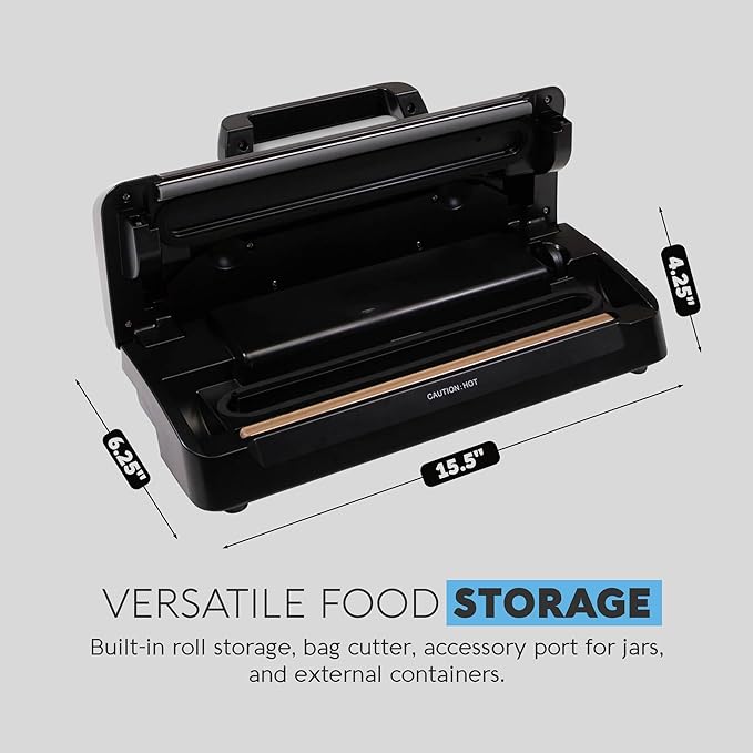 Avid Armor Vacuum Sealer Machine AVS7900, Vacuum Food Sealer for Food, Meat Sealers Vacuum Packing Machine, Compact Vacuum Sealers with 12-Inch Vaccum Sealer Bar