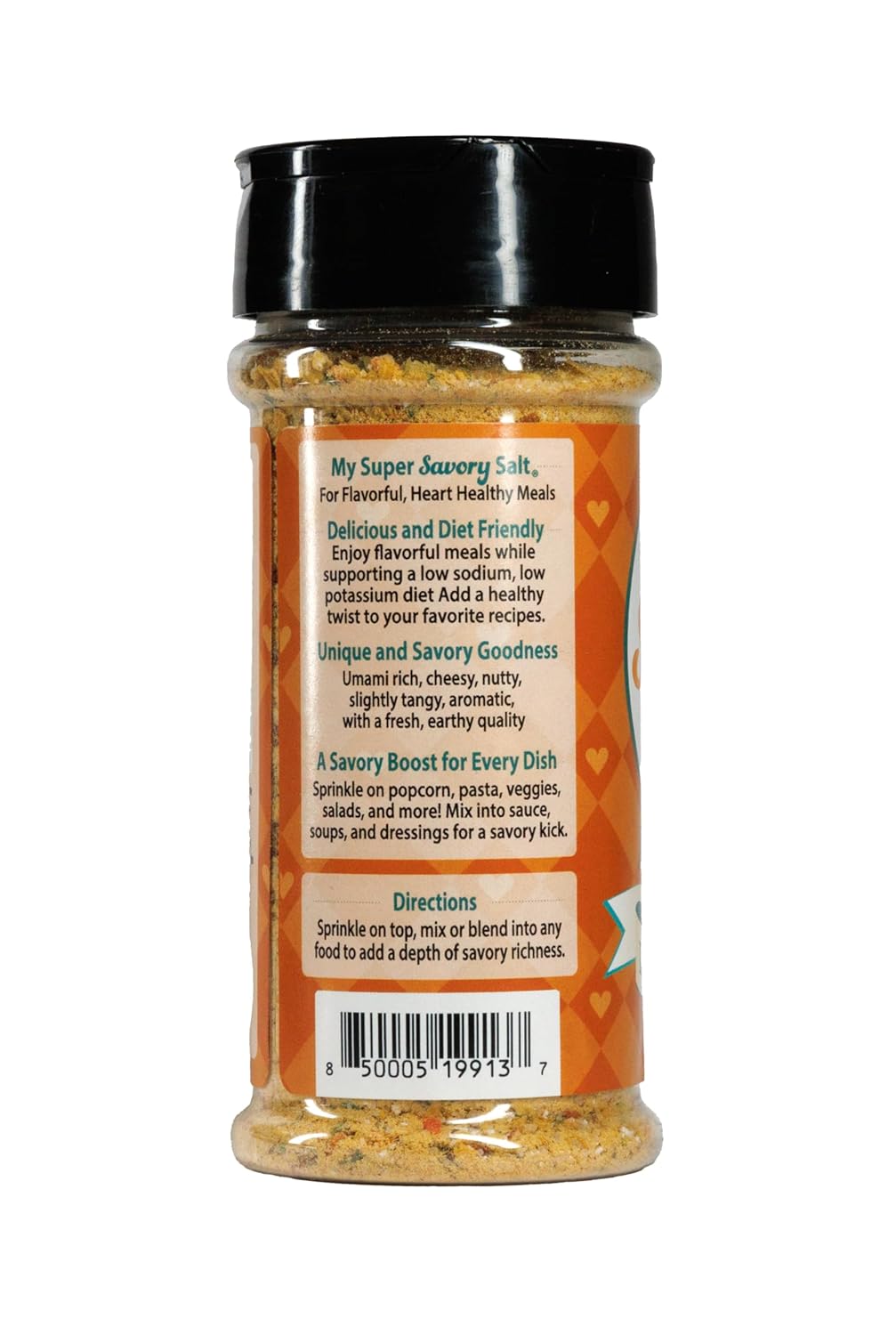 My SUPER Savory SALT – Low Sodium & Low Potassium Seasoning – Nutritional Yeast & Herbs – Clean Craveable Taste for Popcorn, Veggies & More