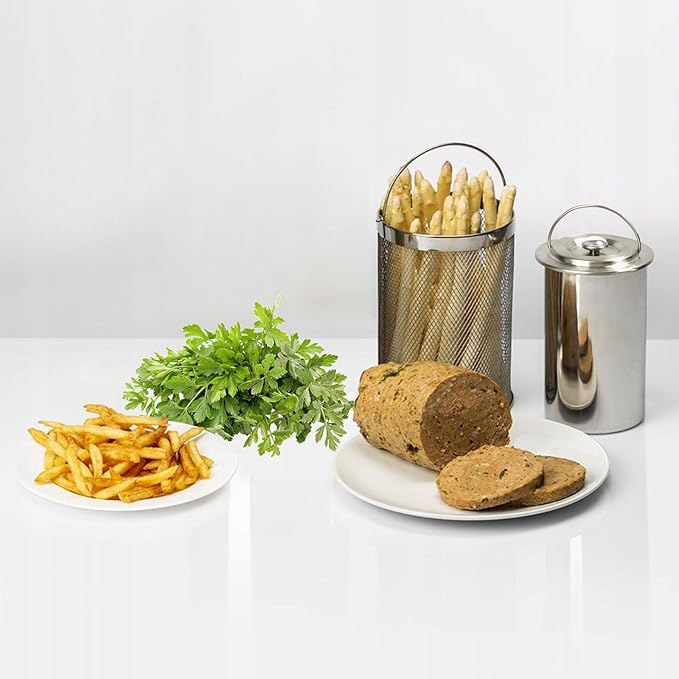 Ham Maker Meat Press Stainless Steel Deli Meat Press for Making Homemade Lunchmeat Maker, Ham Maker with Thermometer, Sandwich Lunchmeat Pressure Ham Cooker