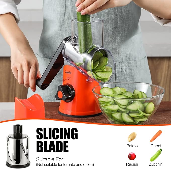 Cheese Grater and Mandoline Slicer Bundle