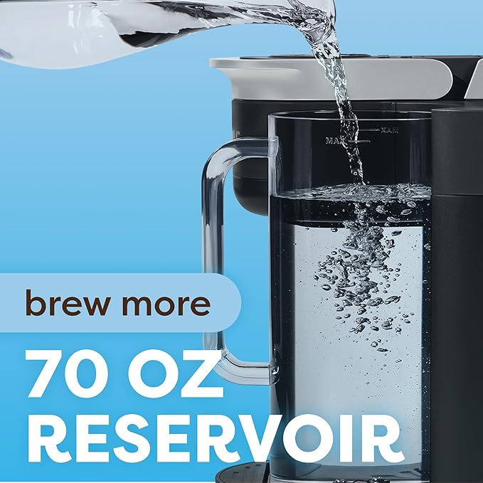 Keurig K-Brew+Chill Iced or Hot Single-Serve K-Cup Coffee Maker with MultiStream and QuickChill Technology, 70oz. Removable Reservoir