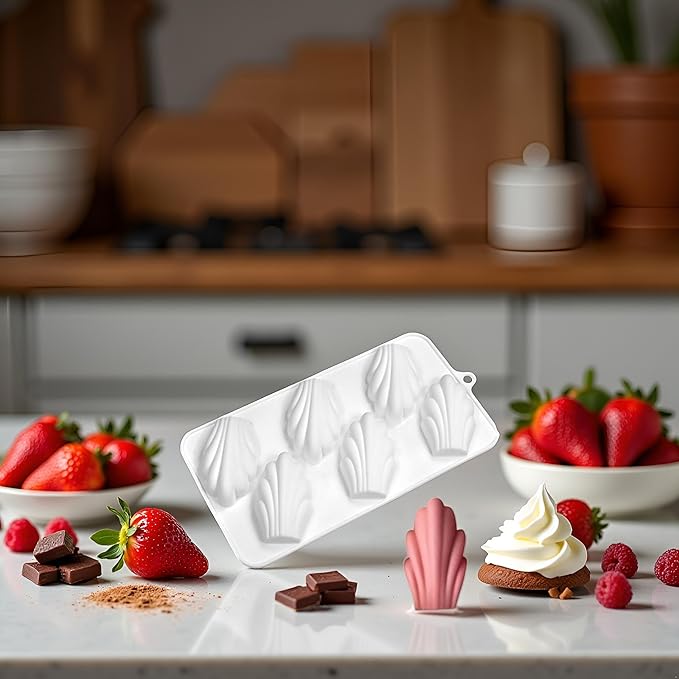White Savarin Shaped Silicone Mold Fondant Chocolate DIY Mousse Cake Mold Baking Decorating DIY Supplies Cake Silicone Mold Dessert Pastry and Baking Molds
