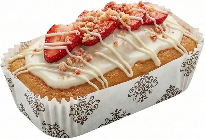 Restaurantware Panificio 4.5 Ounce Baking Cups 200 Ridged Cupcake Liners - Oven-Ready Freezable Black And White Paper Muffin Cases Disposable Vintage Floral For Wedding Parties Baby Showers