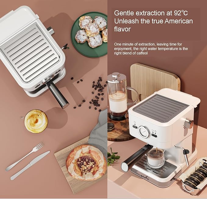 Cafe Premier Series All-in-One Coffee Machine, Espresso, Cold Brew, Grinder, Frother, Silver, Refurbished