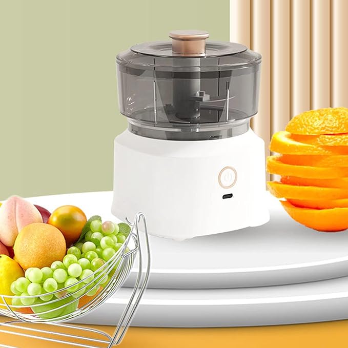 DAUERHAFT Electric Food Chopper and Food Grinder for Vegetables Multifunctional Kitchen Appliance White Compact Tool electric food chopper food processor small Food Processors