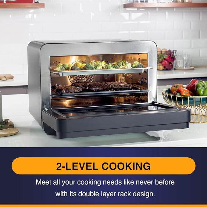Multifunction Air Fryer Steam Oven Convection Countertop All-in-One Appliance.