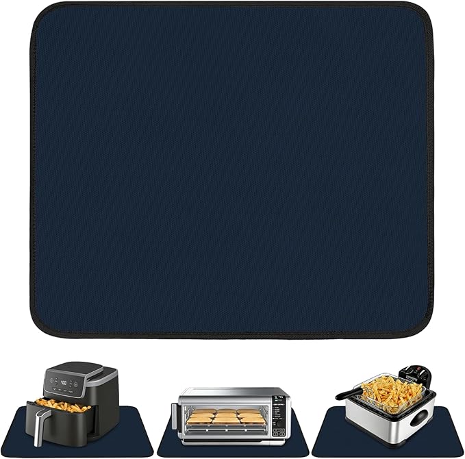 12x14in Heat Proof Mat, Countertop Heat Protector Hot Pads, Mat for Under Air Fryer and Coffee Maker, Kitchen Appliance Mat