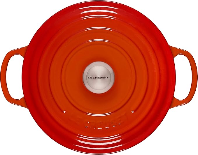 Le Creuset Enameled Cast Iron Signature Round Dutch Oven, 3.5 qt, Flame