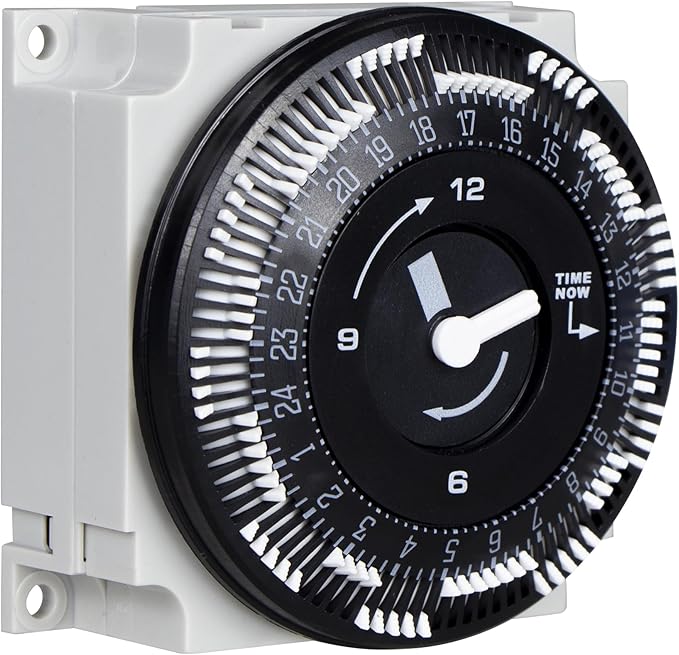 KERDE TJ01-G 24-Hour Merchnicl Timer 120V,DIY 15 Minutes on/Off Switch