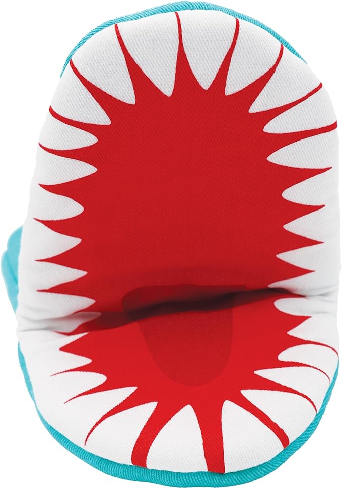 Handstand Kitchen Child's 100% Cotton Shell Dinosaur Shaped Pair of Oven Mitts