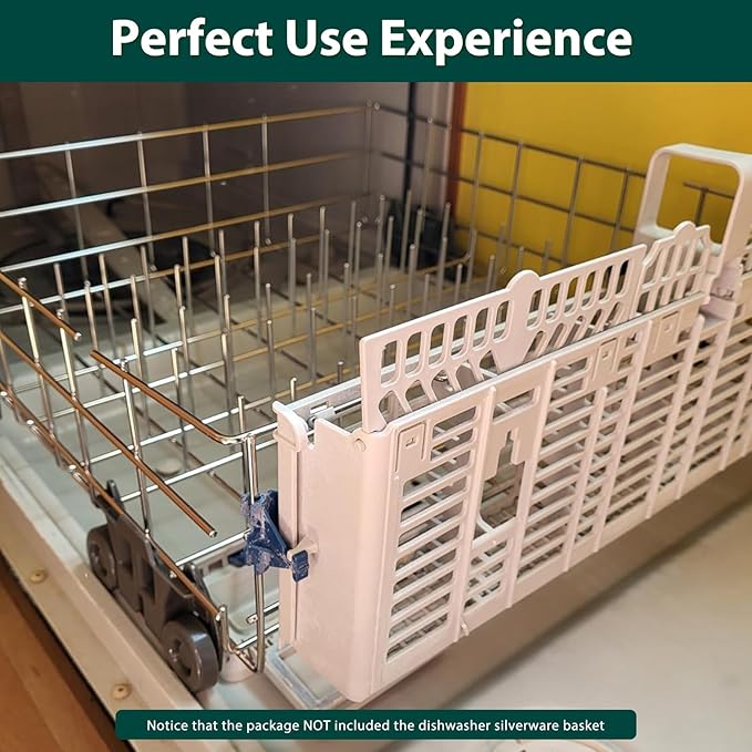 W10161215 Dishwasher Rack Replacement Parts for Whirlpool Dishrack Lower Rack Bottom Drawer Wheels Roller 20.75’’ x 21’’ x 7’’ Whirlpool DU1055XTVS0 DU915PWPS2 Dish Washer Rack Tray Assembly 1 Pack