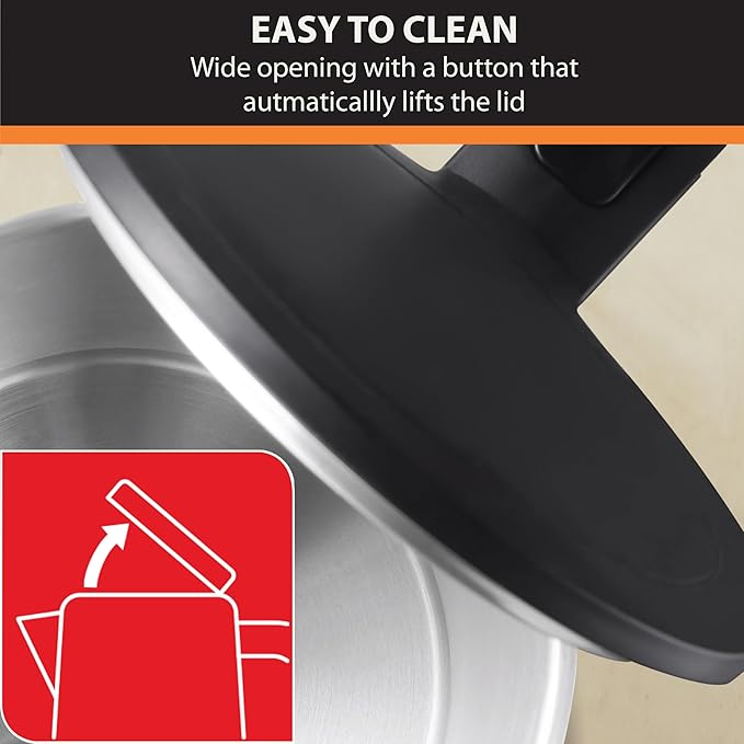 KRUPS 1.5L Electric Kettle Stainless Steel Cool Touch Interior, Fast Boiling, One Cup in 80 Seconds, Double Wall, Auto Off, Keep Warm, Hot Water Kettle Electric, Cordless, Black/White