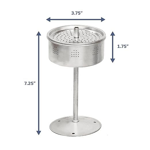 Stansport Aluminum Percolator Replacement Stem and Basket – Universal Fit for Camping Coffee Pots – Lightweight & Durable Outdoor Coffee Maker Accessory – 7.25" Height