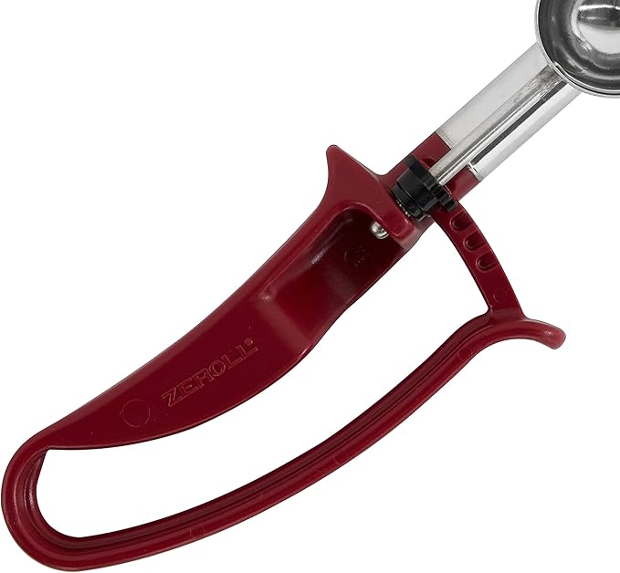 Zeroll 2070 Universal Standard Length EZ Disher Food Portion Control Scoop Designed for Right or Left Hand Use Dishwasher Safe NSF Approved, 1 5/16-Inch, Plum