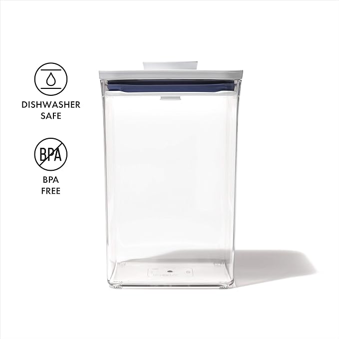 OXO Good Grips POP Container - 4.4 Qt/4.2 L,Airtight Food Storage Containers,(Pack of 4)