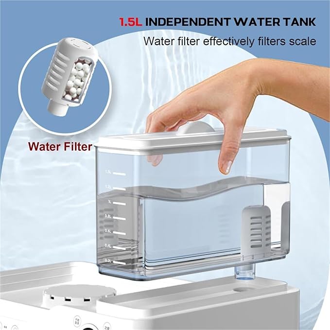 24L Electric Steamer, 3 Tier Electric Food Steamer for Cooking, Commercial Stainless Steel Steamer with Detachable Water Tank, Large Capacity Breakfast Machine with Timer