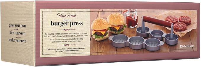 KitchenCraft Home Made Mini Burger Press