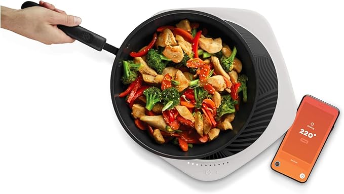Goodful by Cuisinart Sous Vide Cooker, One Top Induction Cooktop, Goodful Collection, White, OT1500GF