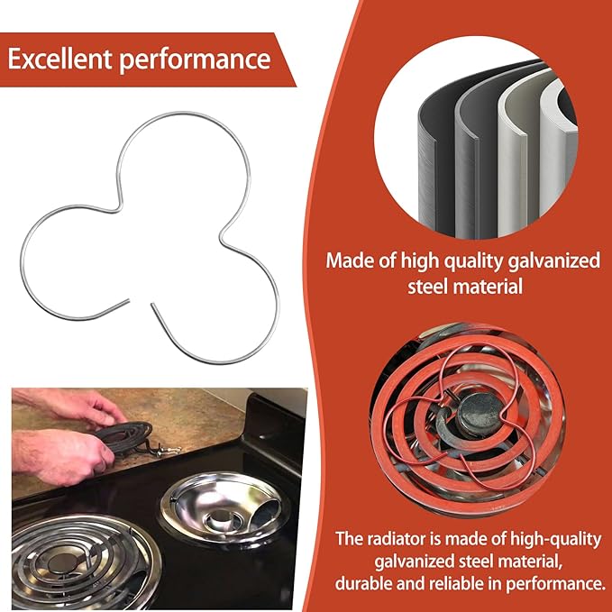 Glass Cooktop Heat Diffuser for Electric Stove, Full Heat Sink Protects Glass Cookware, Pack of 4