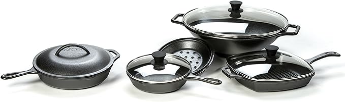 Lodge Square Tempered Glass Lid - Versatile Glass Lid for 10.5 Inch Skillets and Pans - Dishwasher Safe - 10.5 Inch