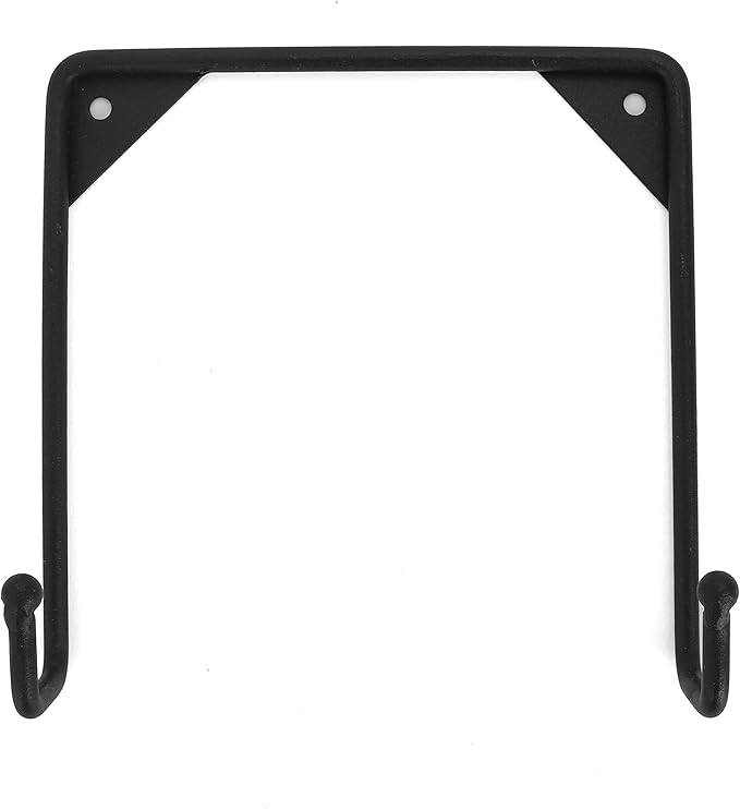 Milltown Merchants Metal Display Stand - Wall Mounted Decorative Plate Holder - Versatile Plate Hanger Stand - Black Metal Plate Stand (1 Pack, Large)