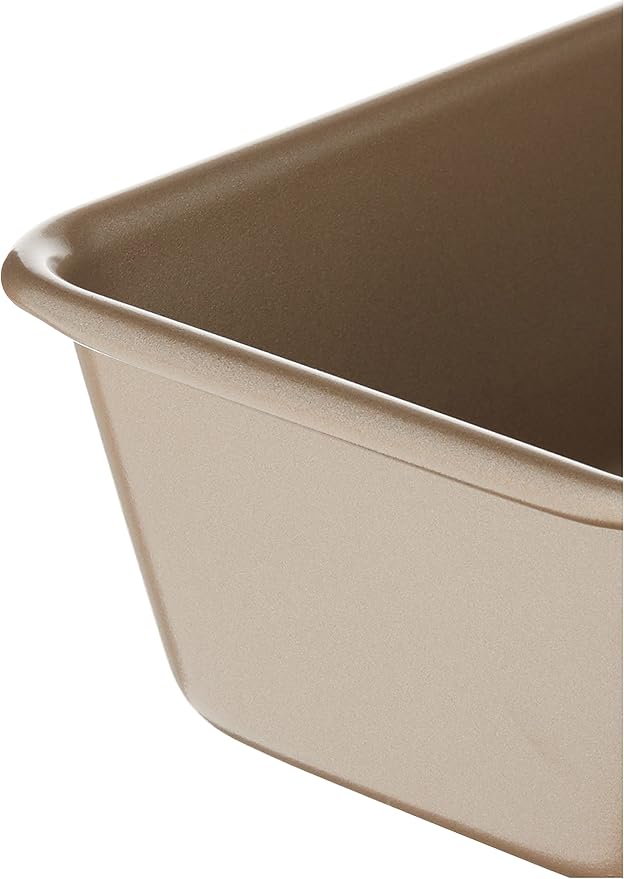 Cuisinart 9-Inch Chef's Classic Nonstick Bakeware Loaf Pan, Champagne