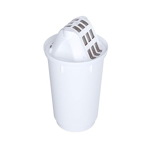 Aquaphor Provence White Including 1 A5 Cartridge-Premium Water Filter in Glass Effect for Reducing Limescale Chlorine & Heavy Metals, Volumen 4,2 l
