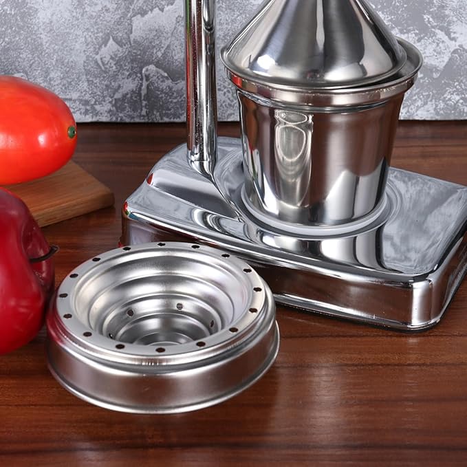 Mikinona Manual Lemon Squeezer Citrus Juicer Hand Press Fruit Machine Stainless Steel Juicer