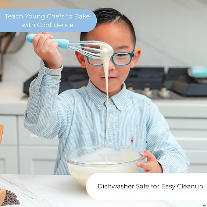 Handstand Kitchen Bluey Silicone Baking Utensil Set with 9" Spoon, 8.75" Spatula and 8.5" Whisk