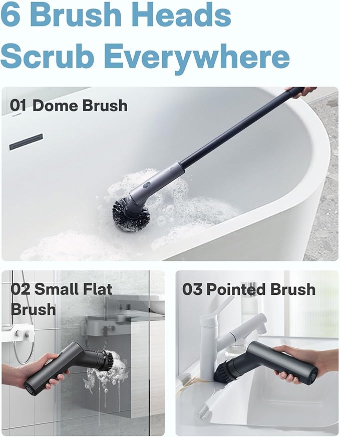 HOTO Electric Wine Opener Bundle with Electric Spin Scrubber