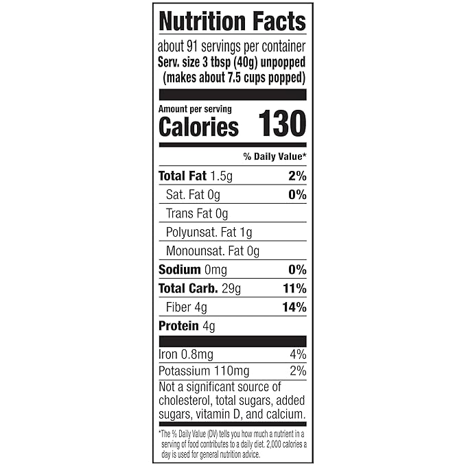 Orville Redenbacher's Original Gourmet Popping Corn Kernels, 8 lb. (Pack of 2)