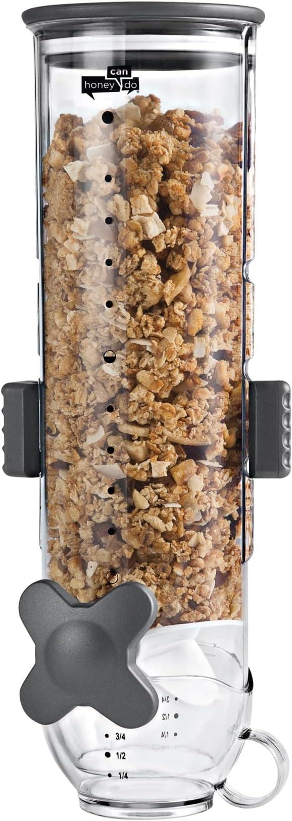 Zevro KCH-06138 Indispensable SmartSpace Wall-Mounted 13-Ounce Dry-Food Dispenser