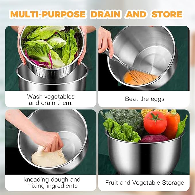 6L stainless steel salad dehydrator, fruit washer, lettuce dehydrators, suitable for home fruit washer and pasta dehydrator, kitchen essential tool (Blue)