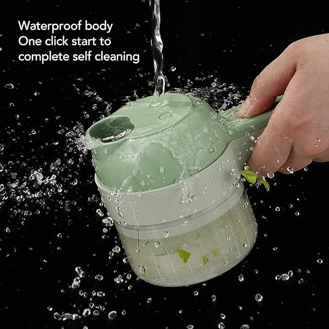 Electric Garlic Chopper, 200ml Mini Portable Veggie Chopper Onion